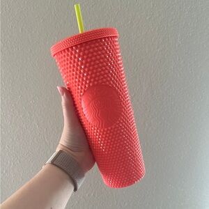 Starbucks Coral Studded Tumbler